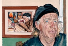 An Artist at my table